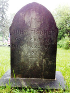 John Fischer mem Stone May 2013 Utica NY