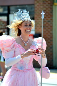 Sheila Lamb from Warren, Ohio may have been the farthest-traveled Glinda at this year's Oz-Stravaganza in Chittenango. 