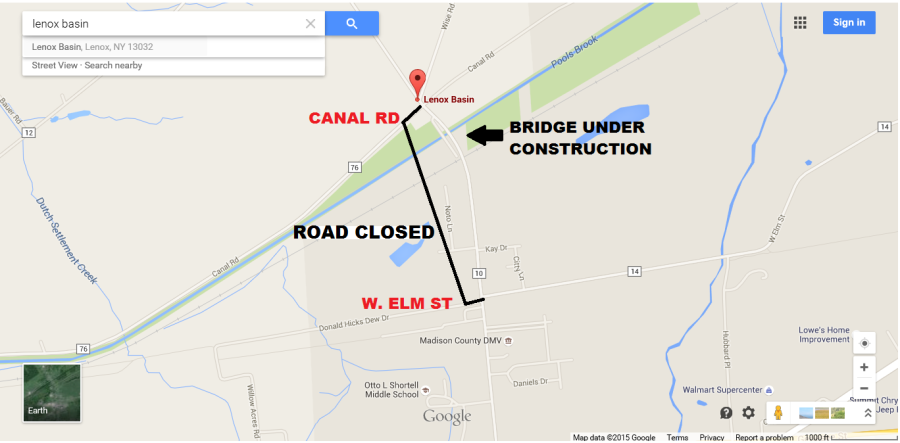 North Cour Street Bridge Closure Points 0615