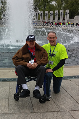 VNA Homecare Employee Accompanies Patient on Honor Flight