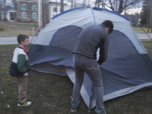 tent set up 2 2016