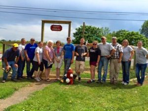 Pictured from left are Craig Matzek, Kaitlyn Valenti, Matt Galuska, Mike Chambers, Sara Tuthill (Humane Society), Helene Rudiak (Humane Society) Ben Morczek, Dan Sweet, Dan Crofoot, Cassandra Fusco, Justin Hawthorne, Crystal Marceau, Joshua Strickland. Not pictured are Ella Rivera & Sam Barres.