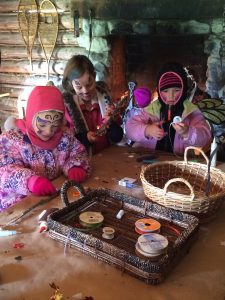 Children create their own handcrafted wands as they celebrate the magic of the woods at the Autumnal Fairy Festival at Baltimore Woods Nature Center.