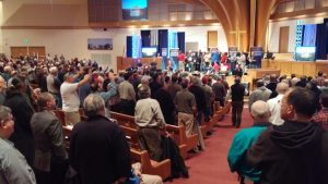 Photo from the Iron Sharpens Iron conference. Courtesy Brian Link