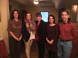 Club President Heather Irons, Red Cross Executive Director Mallory Scheve, Regional Program Director Dianna Rios, Club Treasurer Elyse Enea Bellows, Rotarian Rocco Lamanna.