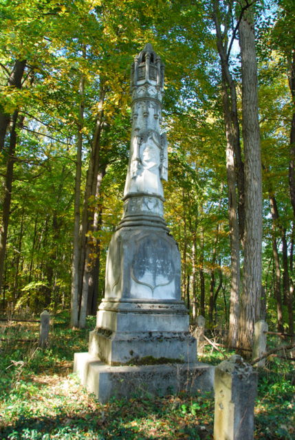 Buried and forgotten in long neglected Walnut Grove Cemetery near Chittenango is John B. Yates.